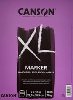 Canson XL Serisi Keçeli Kalem, Yarı Saydam, Kalem, Kalem veya İşaretleyici için, Katlama, 8,2 kg, 9 x 12 inç, Beyaz, 100 Yaprak (400023336)