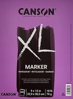 Canson XL Serisi Keçeli Kalem, Yarı Saydam, Kalem, Kalem veya İşaretleyici için, Katlama, 8,2 kg, 9 x 12 inç, Beyaz, 100 Yaprak (400023336)