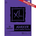 Canson XL Serisi Keçeli Kalem, Yarı Saydam, Kalem, Kalem veya İşaretleyici için, Katlama, 8,2 kg, 9 x 12 inç, Beyaz, 100 Yaprak (400023336)