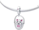 Çantada Kedi Charm | 925 Ayar Gümüş