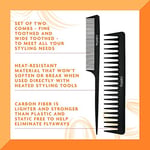 Cantu Stil Karbon Fiber Taraklar