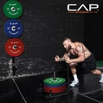 CAP Barbell Kauçuk Olimpiyat Tampon Plakası | Çoklu Seçenekler - Seçenekler: Beyaz En İyi 10 Pound Çifti, En İyi - Çift 4,5 kg...