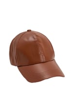 Cap Şapka Suni Deri