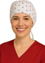 Çapalı Beyaz Doktor Hemşire Aşçı Cerrahi Bone Hastane Bone Bandana M201