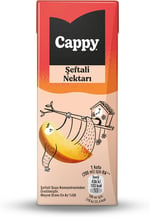 Cappy Şeftali Nektarı Karton Kutu 27x200 ml