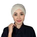Çapraz Dış Tesettür Bonesi Penye