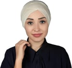 Çapraz Dış Tesettür Bonesi Penye