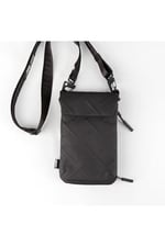 Çapraz Vücut Çantası Sling Pouch Juno Cross-Hatch Naylon Scout Boyun Askı Kayışlı Siyah
