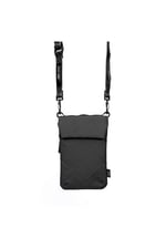 Çapraz Vücut Çantası Sling Pouch Juno Cross-Hatch Naylon Scout Boyun Askı Kayışlı Siyah