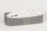 captainRa Marine Mini Havlu Sepeti (Dikdörtgen) | Gri