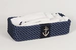 captainRa Marine Mini Havlu Sepeti (Dikdörtgen) | Lacivert