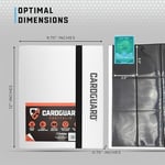 CardGuard Trading Card Pro-Folio, 9 Cepli Yan Yükleme Sayfaları, 360 Kart Tutar, Beyaz