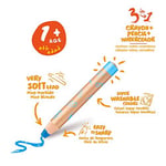Carioca 3 In 1 Jumbo Bebek Ahşap Gövdeli Boya Kalemi 6'Lı,Kalemtraş Hediyeli - Seçenekler: 6'Lı, 10'Lu