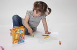Carioca Jumbo Bebek Elleri Kirletmeyen Pastel Boya Kalemi 8'Li 2 Yaş+