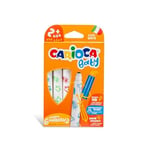 Carioca Jumbo Bebek Süper Yıkanabilir Keçeli Boya Kalemi 6'li +2 Yaş