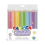 Carioca Pastel Renk Kuru Boya Kalemi 24'Lü