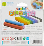 Carioca Plasty Kurumayan Oyun Hamuru 10 Renk, 200 gr