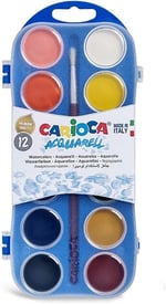 Carioca Sulu Boya 30 mm 12'li - Seçenekler: 12'li, 24'lü (2 Fırçalı)