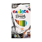 Carioca Super Brush Fırça Uçlu Keçeli Boya Kalemi 10'Lu,Nisan 2018