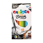 Carioca Super Brush Fırça Uçlu Keçeli Boya Kalemi 10'Lu,Nisan 2018