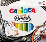 Carioca Super Brush Keçeli Boya Kalemi 20'Li