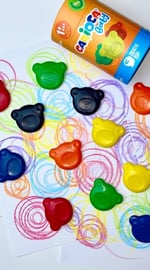Carioca Teddy Bebek Crayons 12'Li +1 Yaş