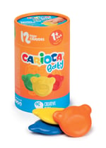 Carioca Teddy Bebek Crayons 12'Li +1 Yaş
