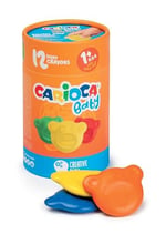 Carioca Teddy Bebek Crayons 12'Li +1 Yaş