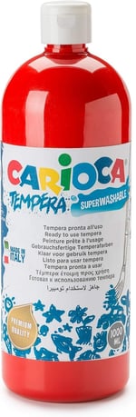 Carioca Tempera Suluboya Süper Yıkanabilir Pembe 500 ml - Seçenekler: 250 ml, 500 ml, 1000 ml