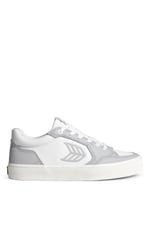 Cariuma Vallely Leather Accents Beyaz - Gri Deri Sneaker Ayakkabı, 421401W62W