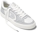 Cariuma Vallely Leather Accents Beyaz - Gri Deri Sneaker Ayakkabı, 421401W62W