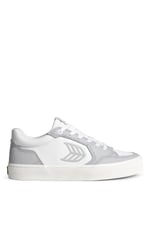 Cariuma Vallely Leather Accents Beyaz - Gri Deri Sneaker Ayakkabı, 421401W62W