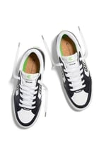 Cariuma Vallely Leather Accents Beyaz - Siyah Deri Sneaker Ayakkabı, 421401W74M