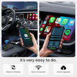 Carlinkit 5.0 - Kablolu CarPlay ve Kablolu Android Auto Cars için Kablosuz CarPlay Adaptörü 2air - Basit Tasarım | Kablosuz Kablolu | Otomatik Bağlantı | Çevrimiçi Yükseltme | Yaygın Uyumlu