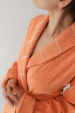 Carmine Robe Desert - Ekstra Yumusak, Modern ve Ozel Tasarim%100 Pamuk unisex SALYAKA Bornoz