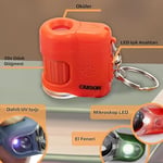 Carson MM-280O MicroMini™ Cep Mikroskobu Anahtarlık, Turuncu