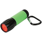 Carson RedSight Pro Flashlight - Red LED Torch (Two Brightness Settings)