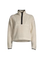 Casall Balıkçı Yaka Zip Ceket, L, 5002972597, Beyaz, Kadın