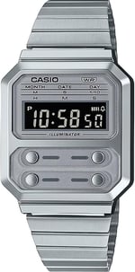 Casio A100WE-7BDF Kol Saati, Gri, Standart