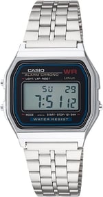 Casio A159WA-N1DF Retro Unisex Kol Saati, Gri, Standart
