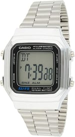 Casio A178WA-1ADF Retro Unisex Kol Saati, Gri, Standart