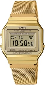 Casio A700WMG-9ADF Kol Saati, Altın Sarısı, Standart