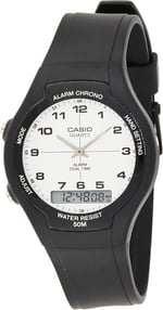 Casio AW-90H-7BVDF Kol Saati , Siyah , Standart