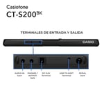 CASIO CT-S200BK 61 TUŞLU ORG-SİYAH