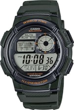 Casio Erkek yetişkin AE-1000W-3AVDF Kol Saati Yeşil Standart