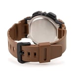 Casio Erkekler İzle Çok Fonksiyonlu Dijital Şeffaf Kadran Reçine Bant WS-1500H-5AVDF., kahverengi, kayış