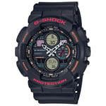 Casio GA-140-1A4DR G-Shock Erkek Kol Saati, Siyah, Standart