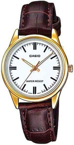 Casio Kadın LTP-V005GL-7AUDF Standart Kol Saati, Kahve, Standart