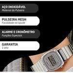 Casio LA670WA-7DF Kol Saati, Gri, Standart