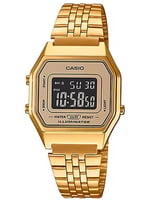 Casio LA680WGA-9BDF Kol Saati, Altın Sarısı, Standart